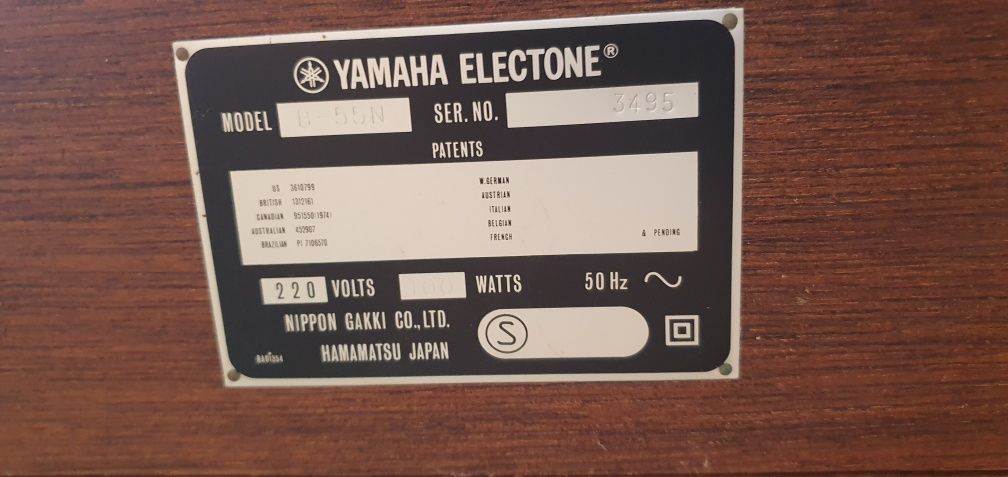 Orga pianina Yamaha 120w