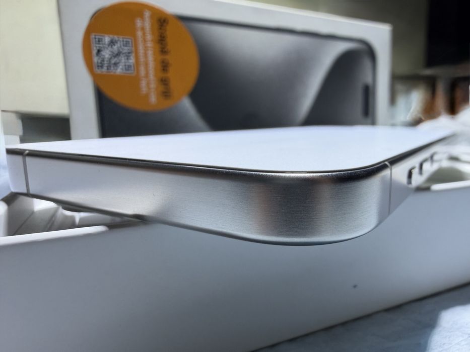 IPhone 15 Pro White titanium 128GB NOU ÎN GARANȚIE!!! USOR NEGOCIABIL