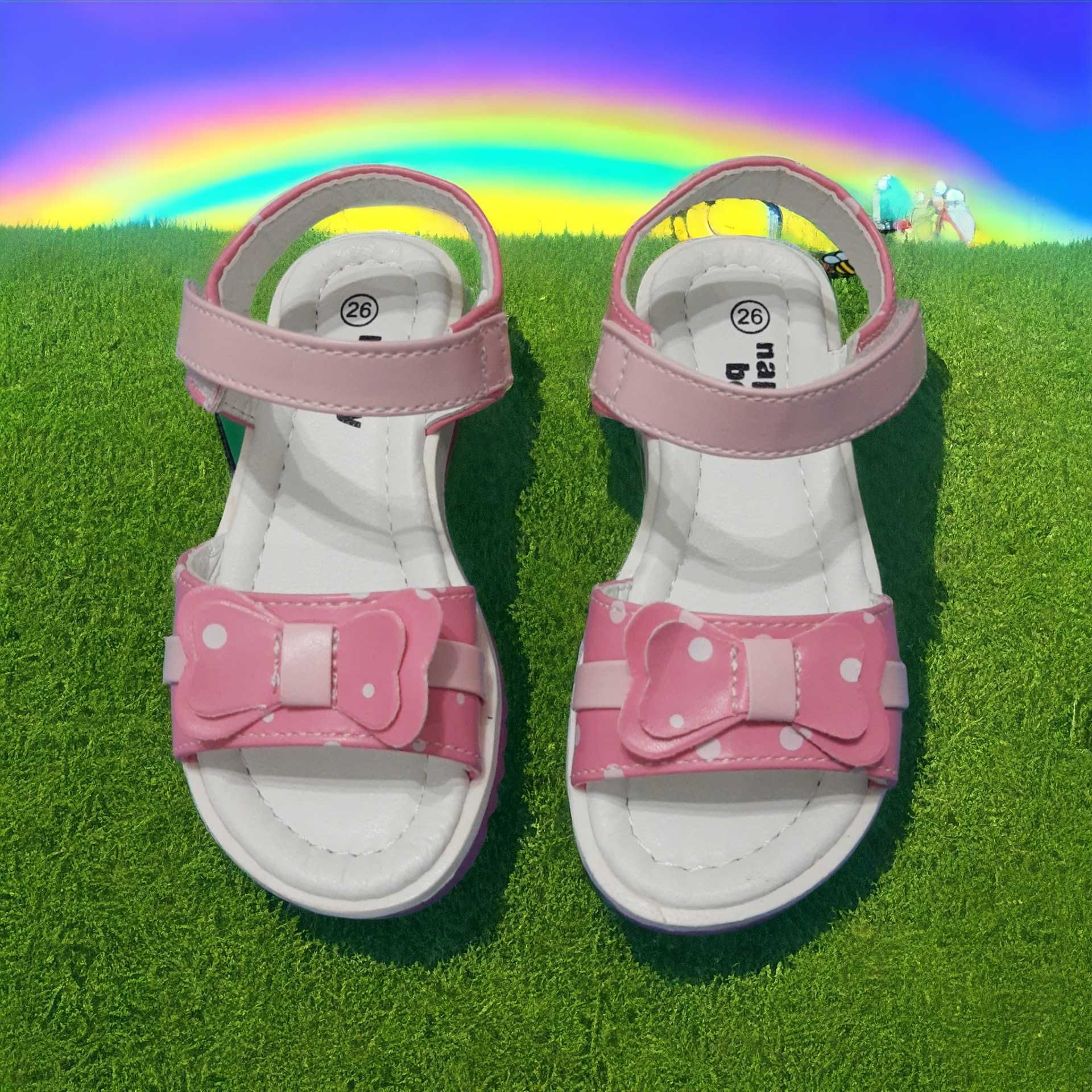 Sandale fete roz