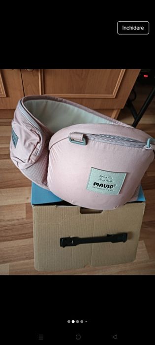 Marsupiu Mavio roz cu scăunel