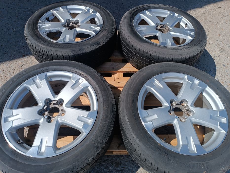 Лети джанти 18ки 5х114.3 Toyota + гуми 235/55/18 Bridgestone