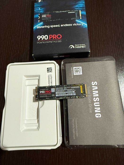 SSD Samsung 990 PRO 2TB, PCIe Gen 4.0 x4, NVMe, M.2, CA NOU