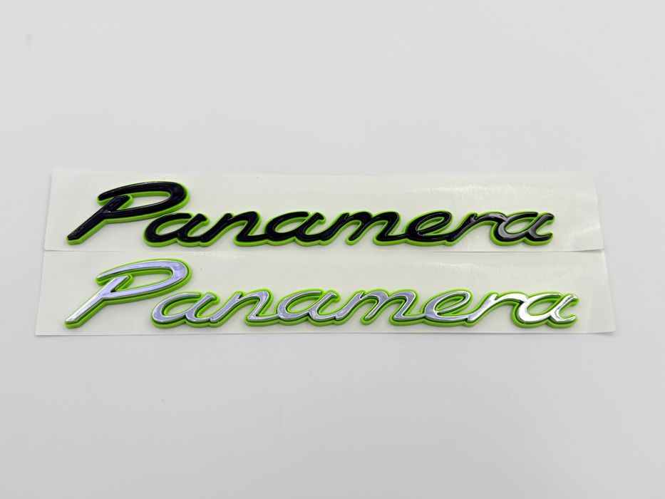 Emblema Compatibila PORSCHE Panamera Hybrid negru