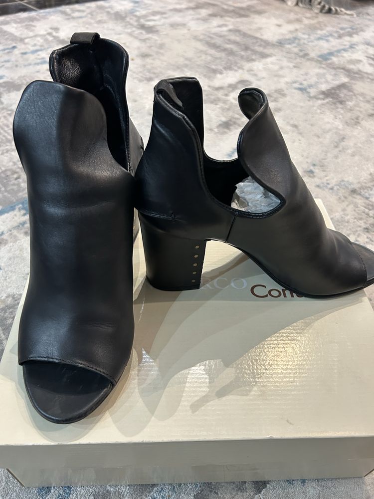 Pantofi noi piele dama negri mar 39 Gianmarco Conti