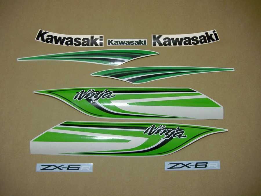 Стикери Kawasaki ZX6R 2010 ninja 2013 кавазаки 2011 зх6р 2012 лепенки