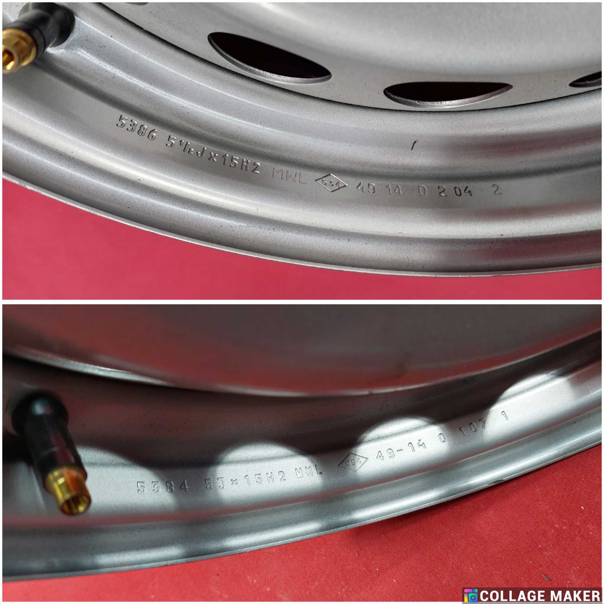 Jante Tabla 4x100 2 Latimi 15'' - OEM Smart - Renault Twingo + Senzori