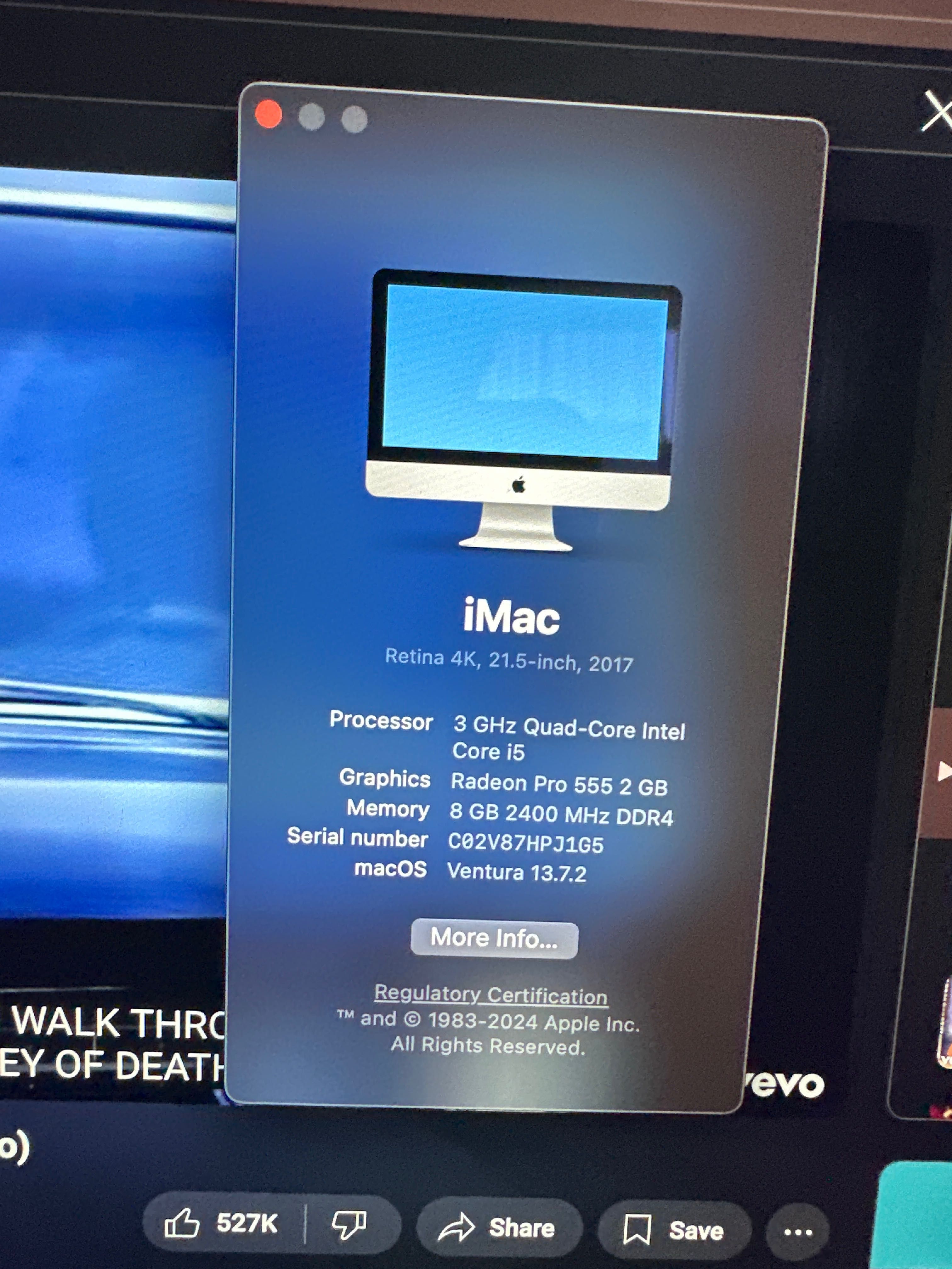 iMac (21.5-инчов, 2017) - ПЕРФЕКТЕН