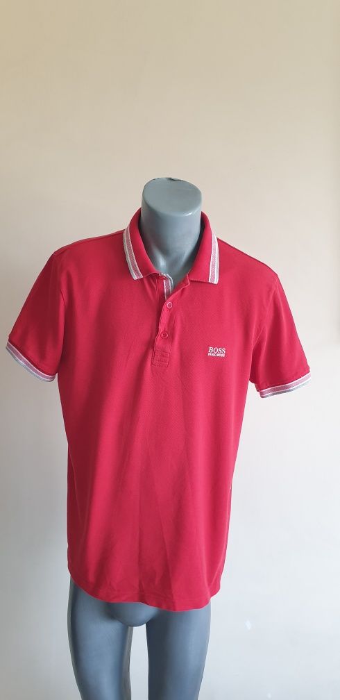 Hugo Boss Paddy Pique Cotton Modern Fit Mens / XL ОРИГИНАЛНА Тениска!