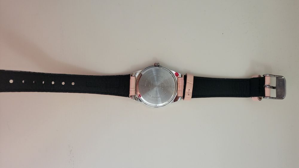 Ceas Casio fete, cuartz, rezistent la apa, brățară din piele