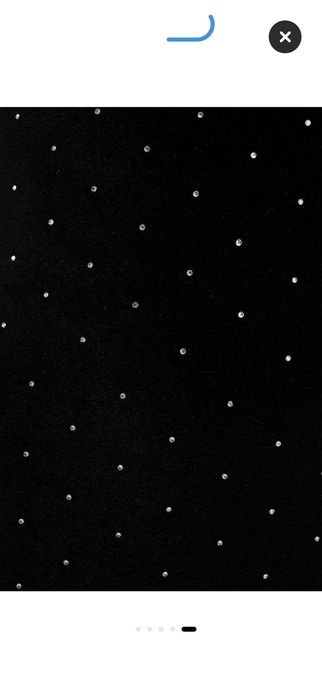 Къса черна рокля един ръкав с едно рамо с камъни NA-KD