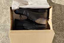 Pantofi Militari din piele neagra