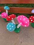 Decoratiuni ciupercute grădină