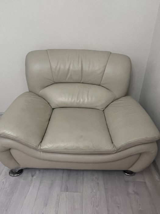 Кожаный диван набор 100 000 тг