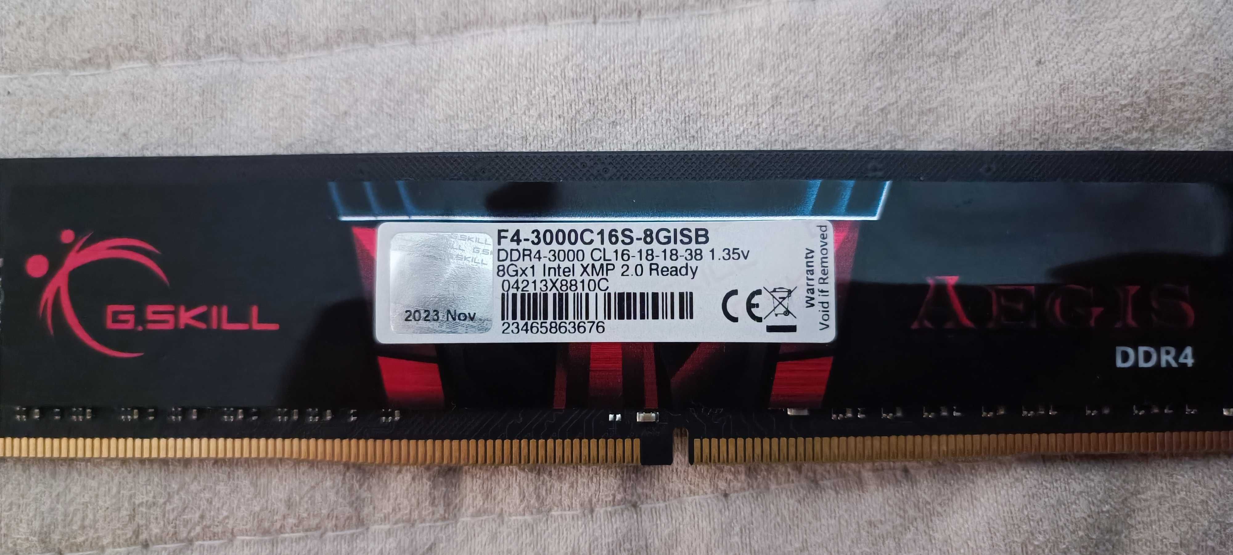 Kit Memorie RAM 16GB Dual channel G-Skill (Nou)