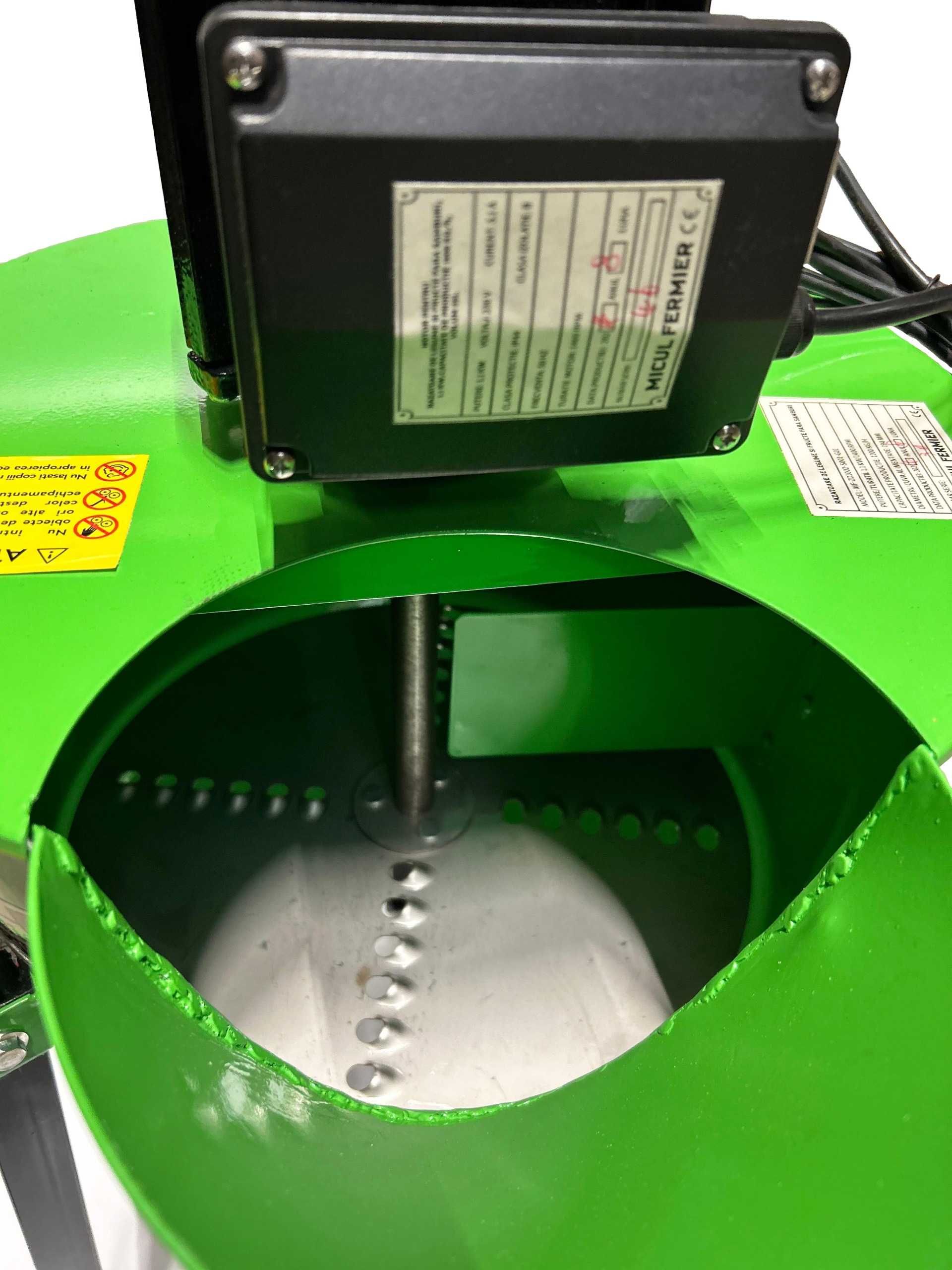 Razatoare de legume si fructe Micul Fermier, 1.1KW, 1200Kg/h volum 35L