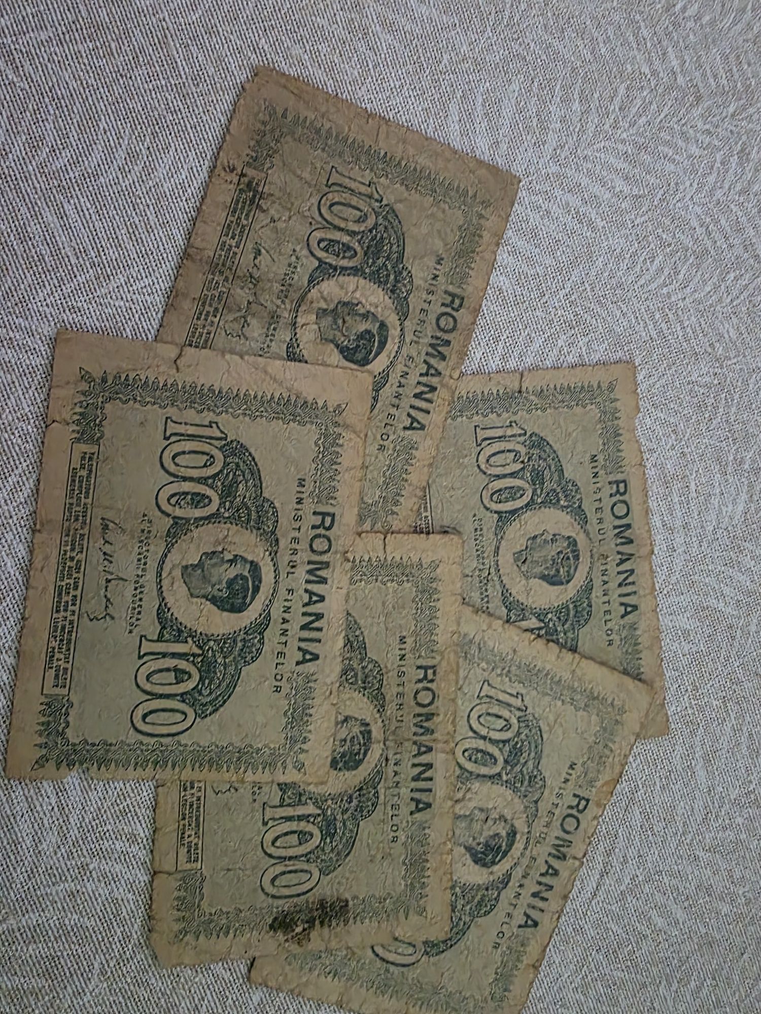 Bacnota veche 1945 5 buc 450 lei bucata