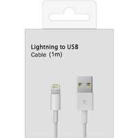 Cablu de încărcare compatibil Apple tip USB-A – Lightning, 1 m ALB