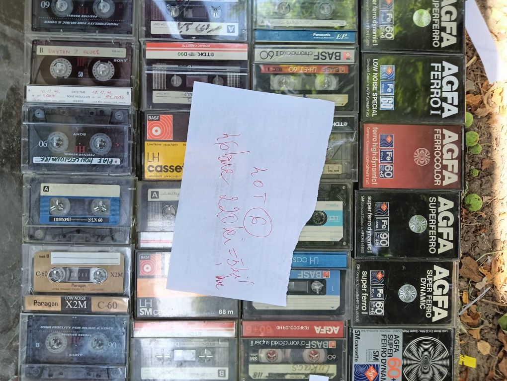 Lot 6,casete audio 46 bucati diferite