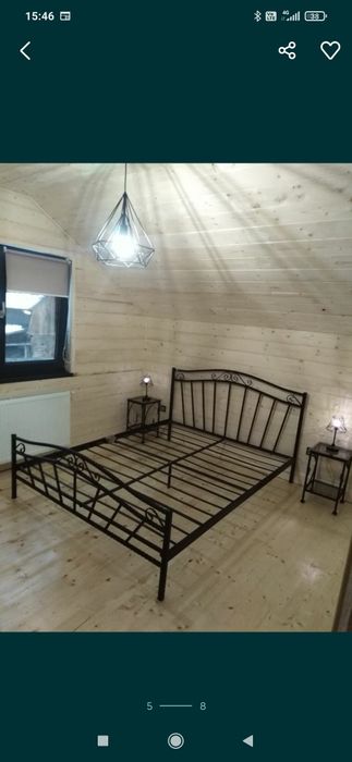 Pat metalic pensiuni, pat fier forjat, paturi matrimonile