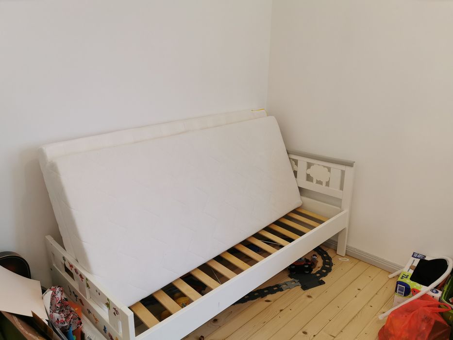 Легло Kritter на IKEA с преграда и с 2 матрака 160х70