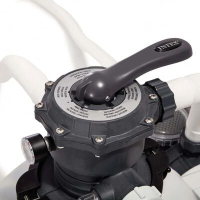 Пясъчна помпа Intex SX3200, 12000 L/h, за басейни над 36 м³, PVC, бяла