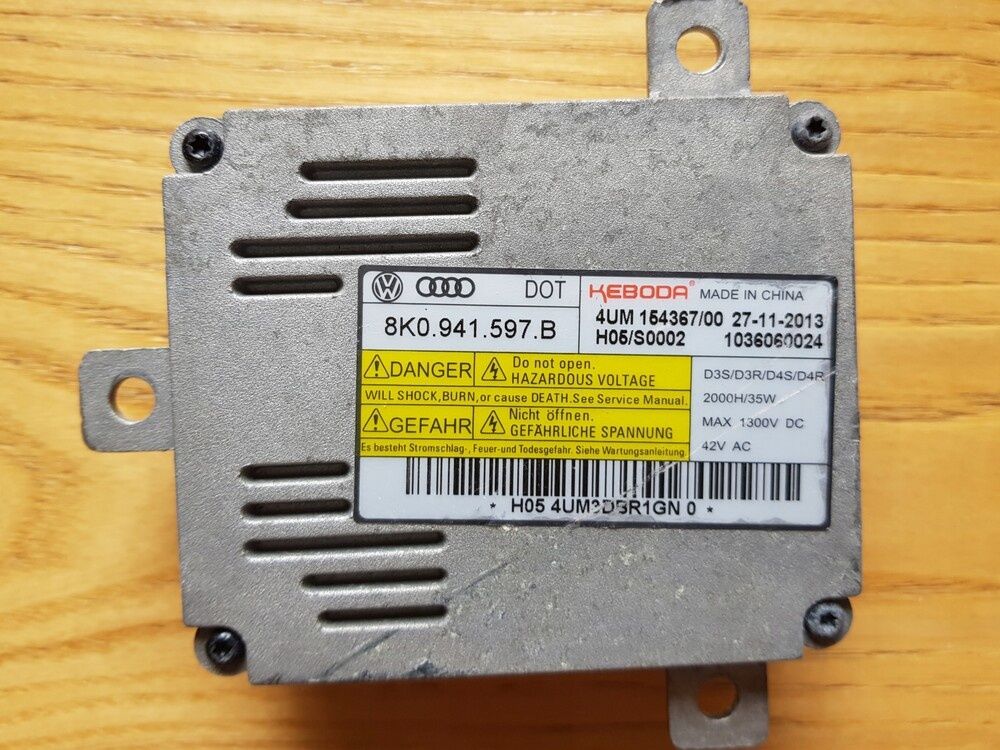 управление на ксенонови фарове Оригинален 8K0941597 B D3S D4S баласт