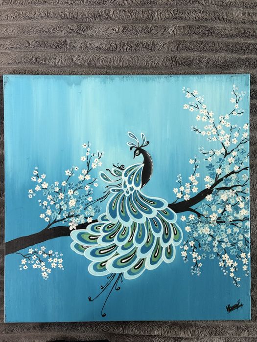 Tablou pictat majual 50x50cm