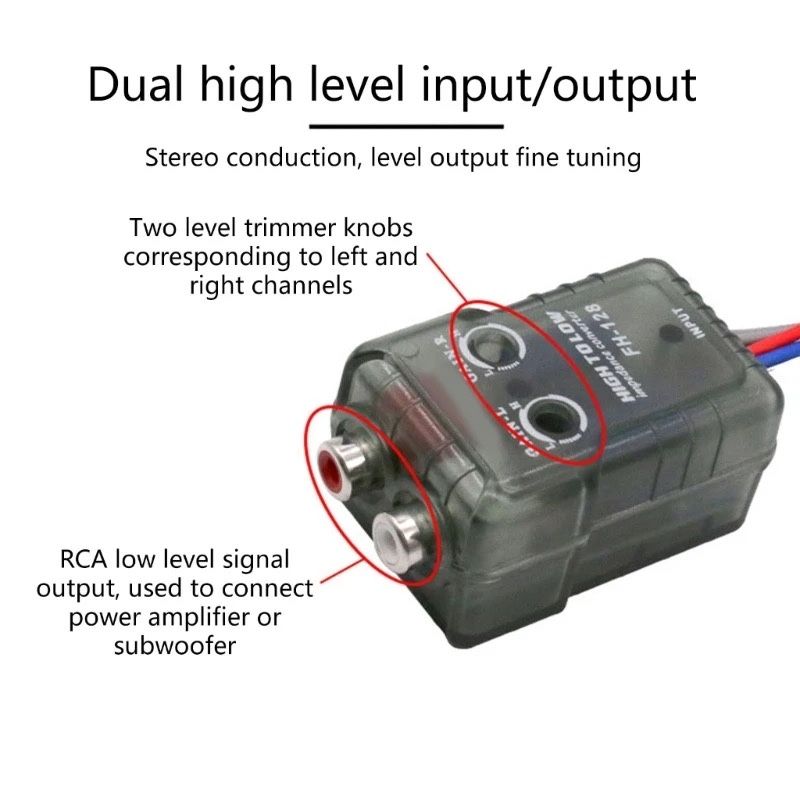 Adaptor HIGH-LOW, 2 canale