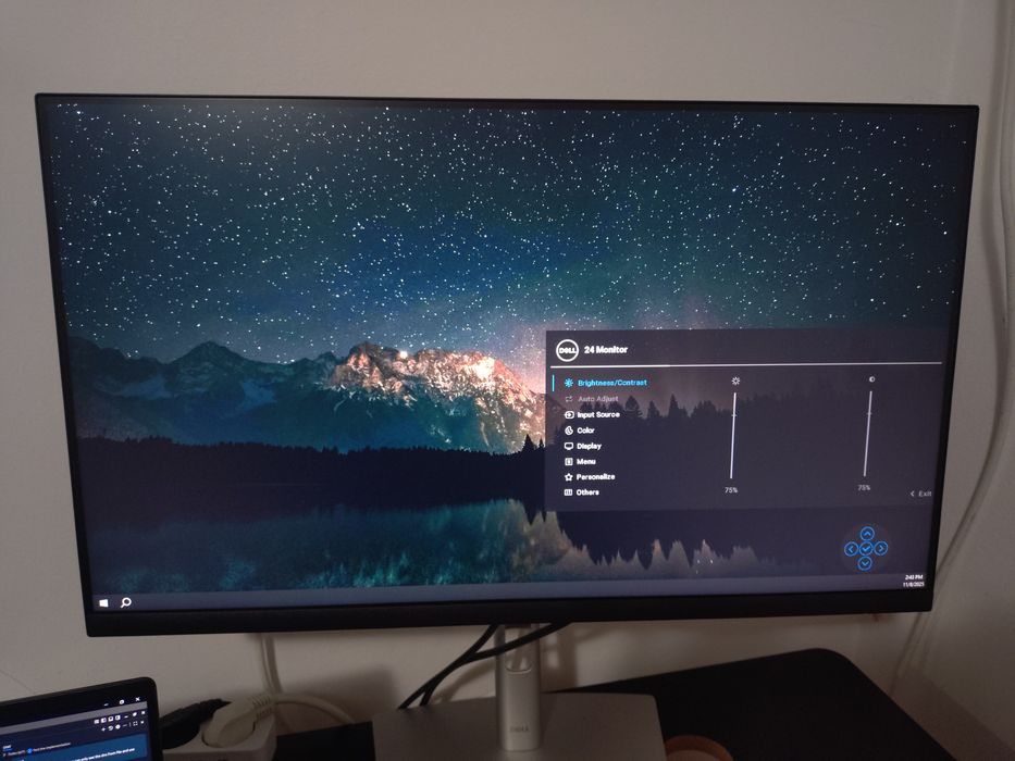 Monitor Dell P2422H 1920x1080 23.8inch 60Hz 5ms Negru-Argintiu