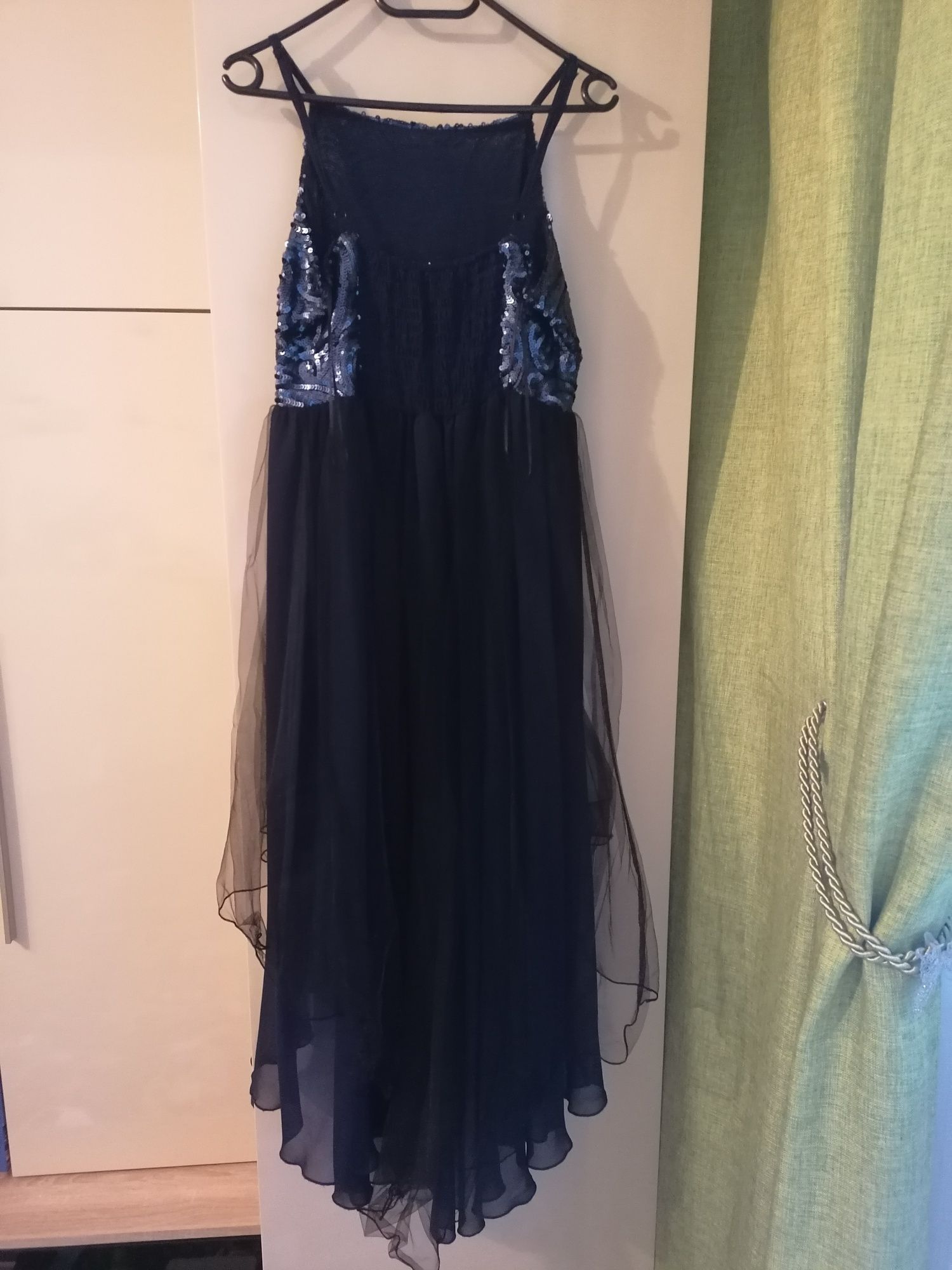 Rochie eleganta de ocazie/seara paiete, voal si tulle