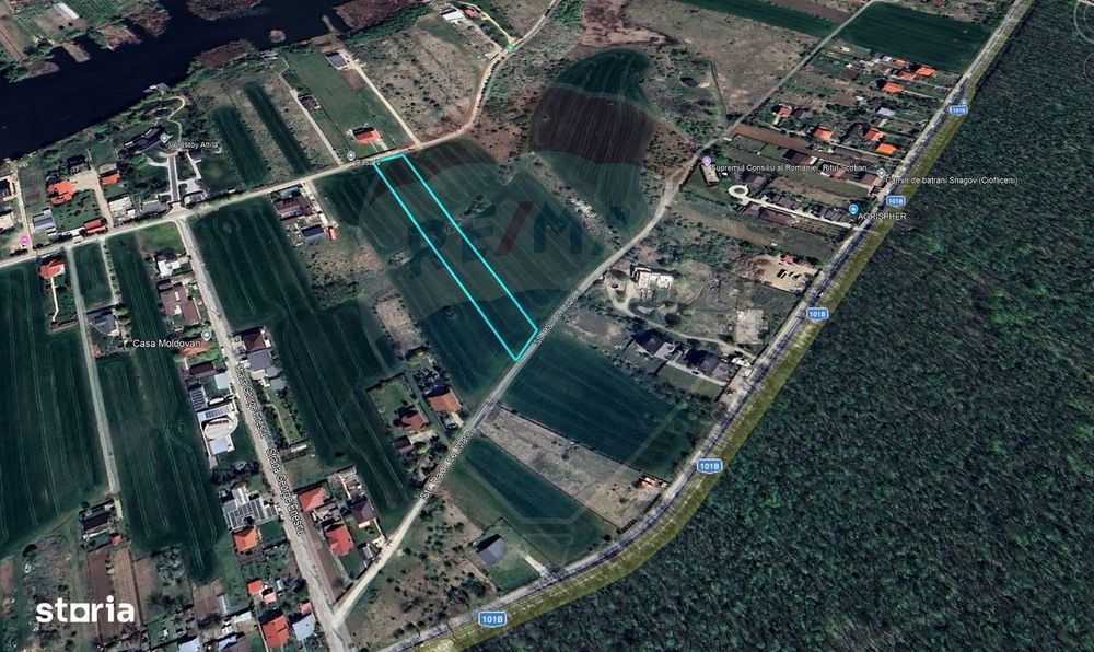 Teren intravilan, 3916 mp, dubla deschidere, Vladisceasca