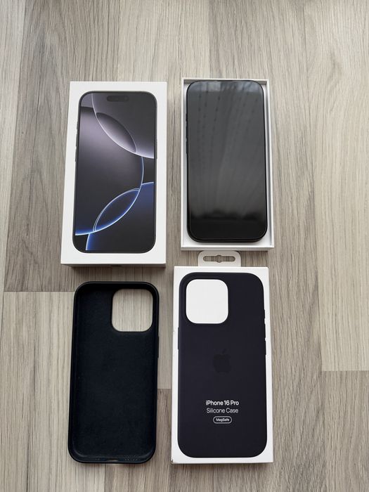 iPhone 16 Pro Black Titanium, 256 GB,