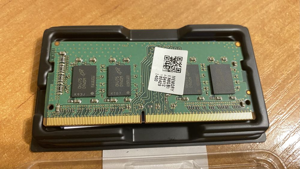 Оперативная память Micron ddr4 8 Гб SODIMM 3200