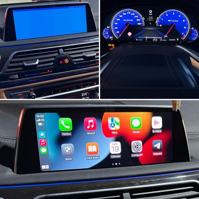 Apple Carplay BMW F, G si I / Lumini ambientale / Update harti 2025