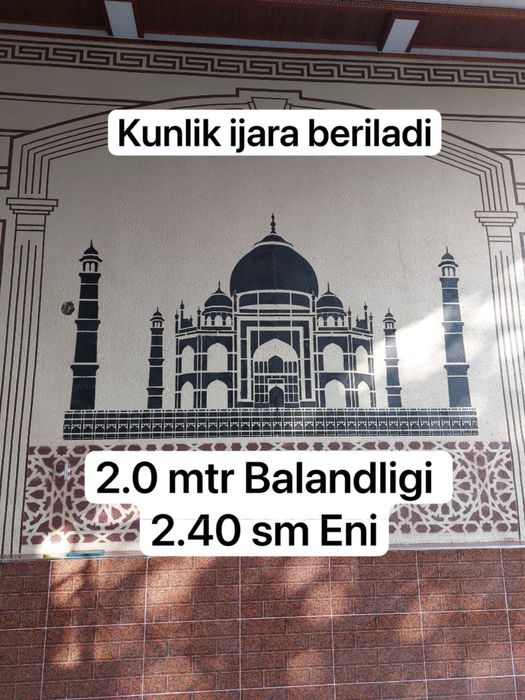 Trafaret kunlik ijaraga beriladi