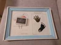 Рамка за снимка с отпечатъци на бебе