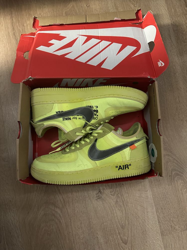 Nike air force off-white 45,5