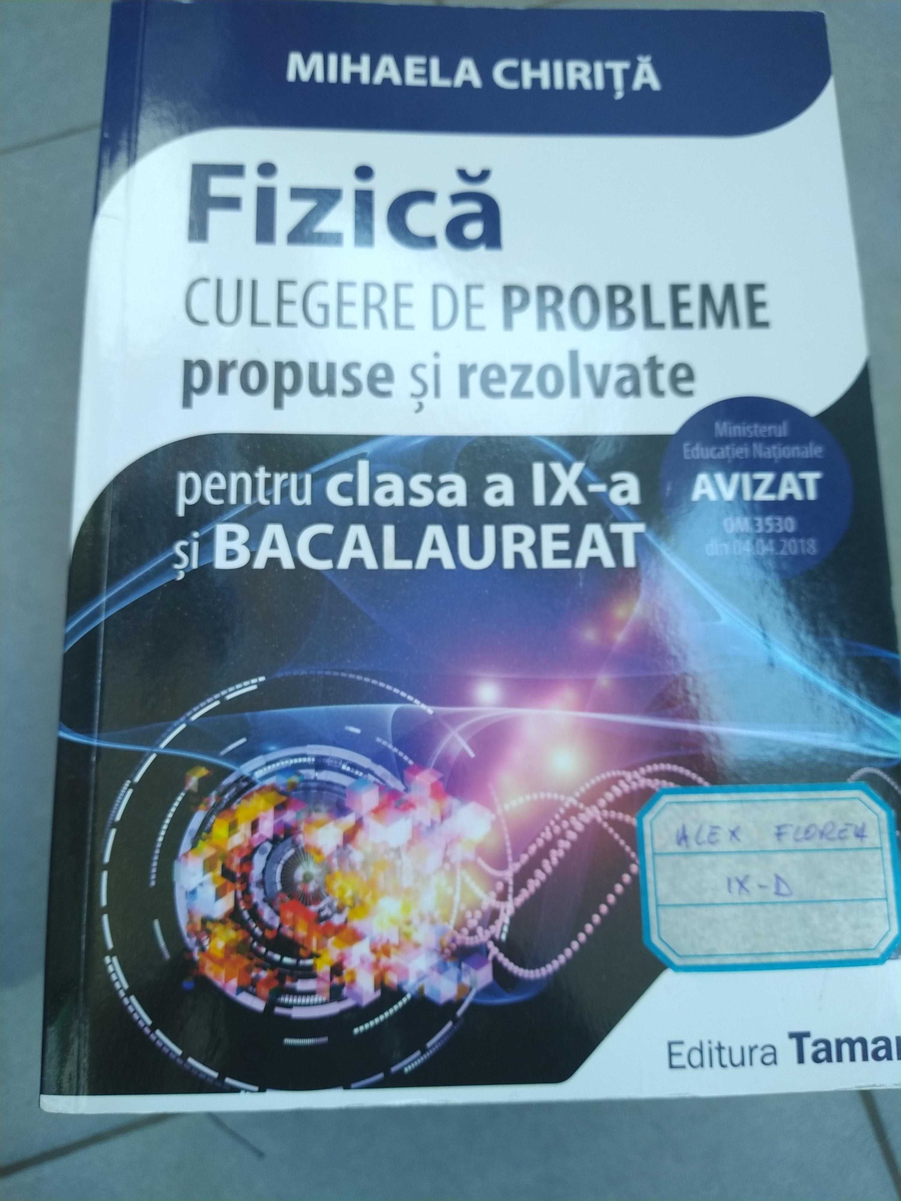 Culegeri matematica fizica liceu bacalaureat admitere si examen SAT