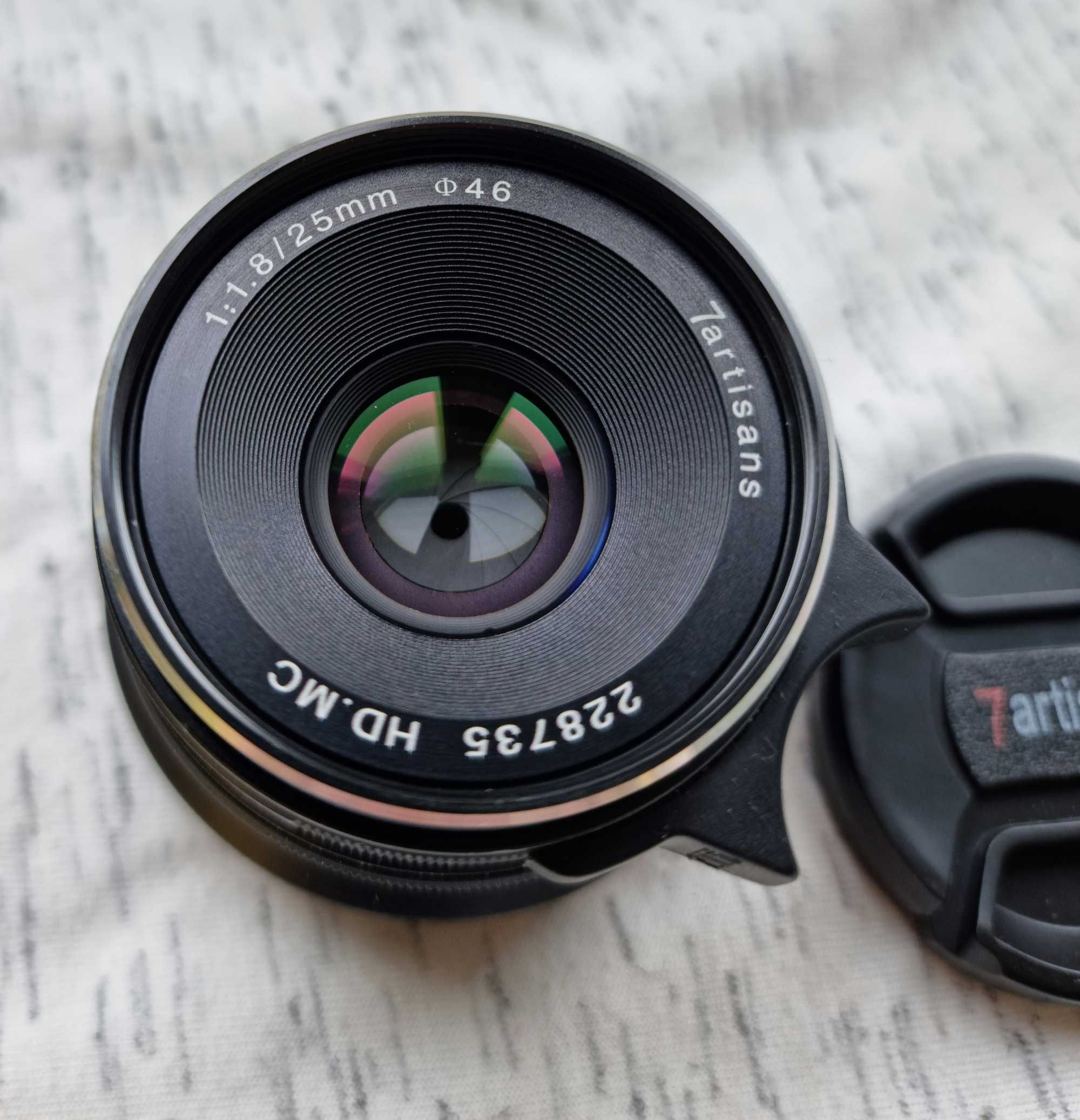 Обектив 7artisans 25mm f/1.8 за Sony E