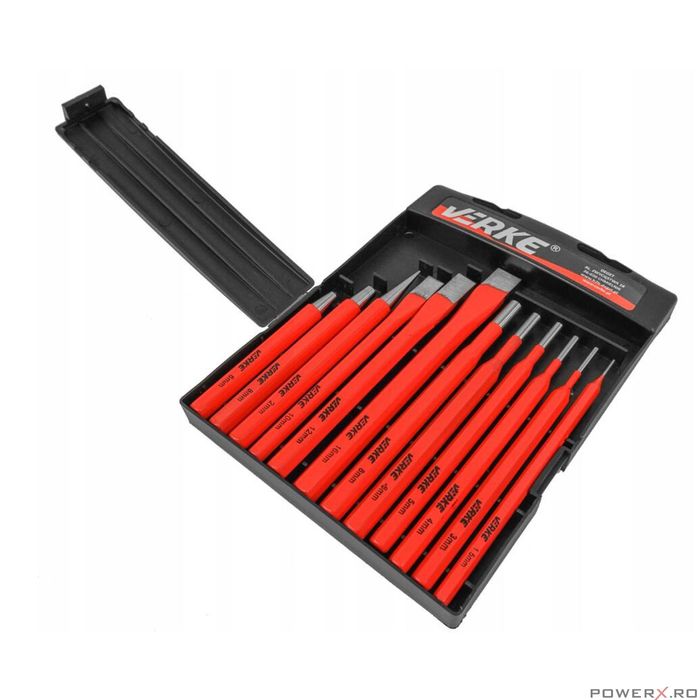 Set dalti pentru tamplarie, 12 piese, Verke