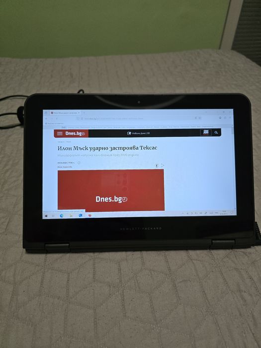 HP X360 2в1 Тъчскрийн,Intel N3700,8GB RAM,256GB SSD.