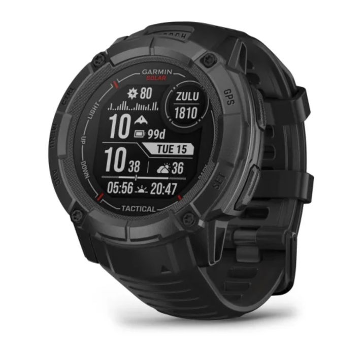 Garmin Instinct 2X Solar — Tactical Edition — Black