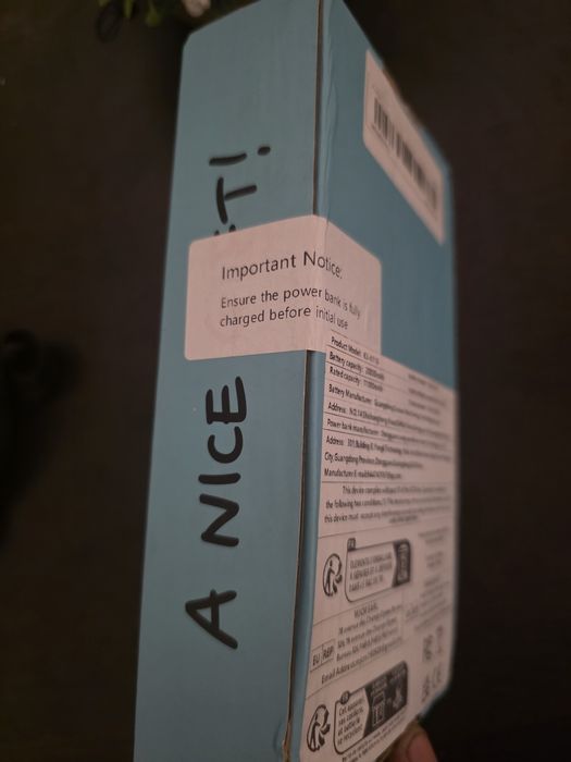 Външна батерия - Power Bank 20000mAh с LED дисплей, 22.5W бързо зарежд