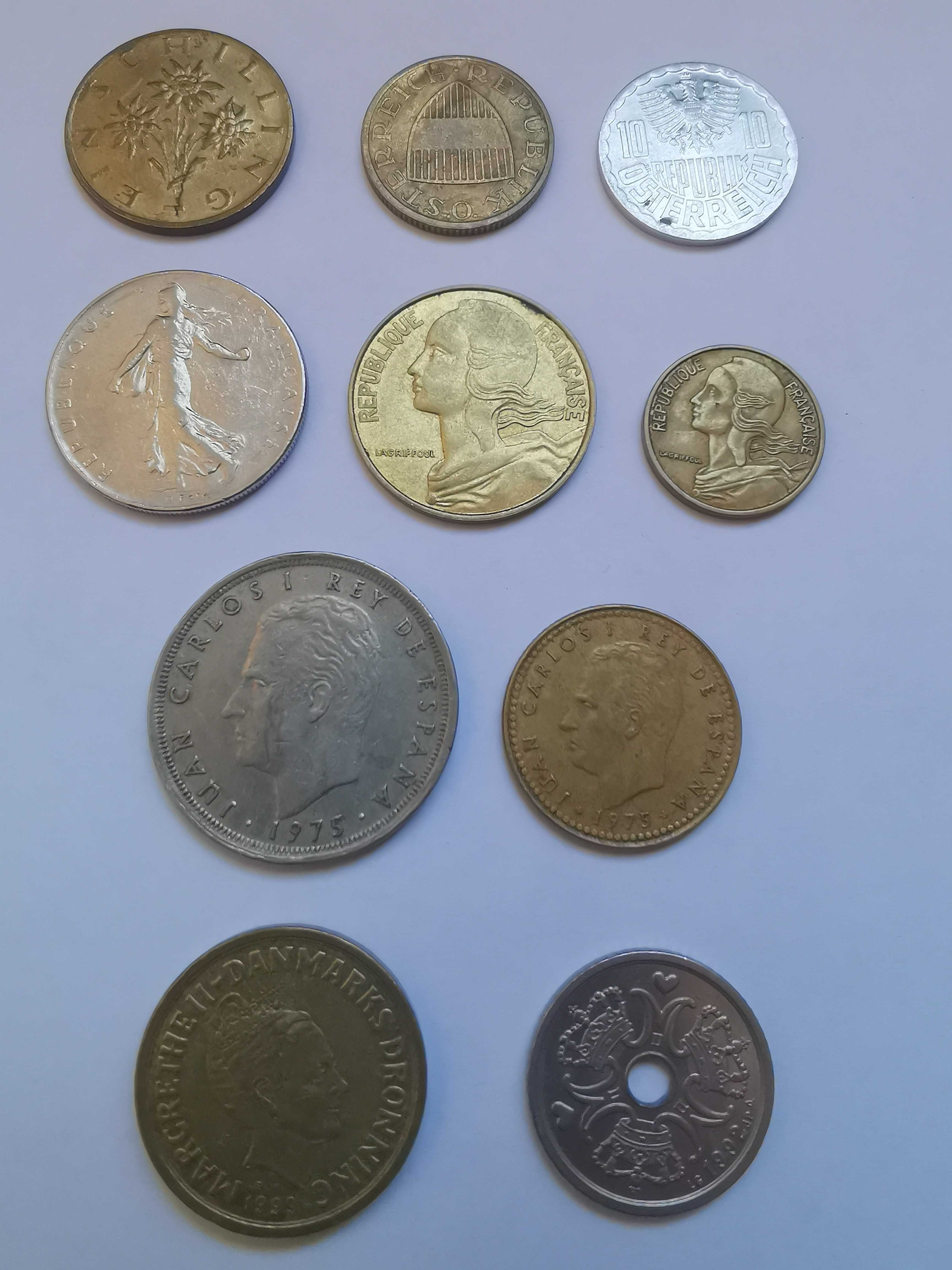 Лот стари монети от различни страни 2