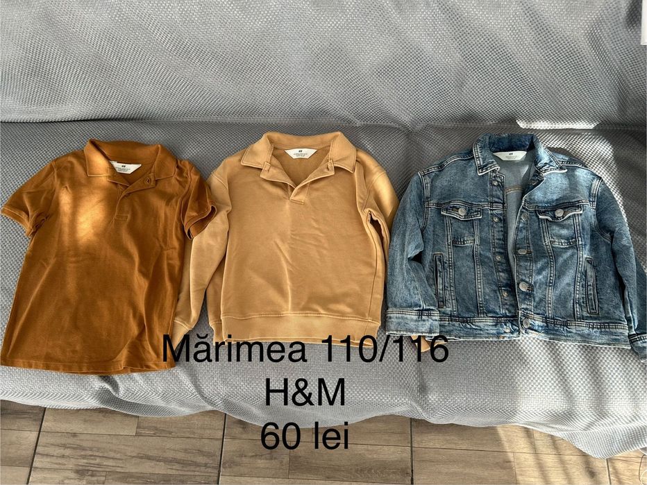 Lot hăinuțe băiețel H&M 110/116