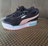 Adidasi Puma negru cu roz
