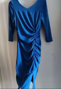 Stefania Caragea rochie ocazie albastra, foarte  eleganta, masura S.