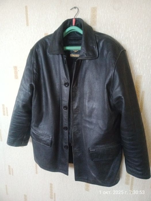 Куртка мужская зима кожа