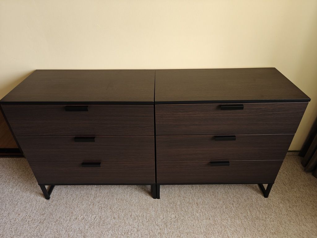Comodă IKEA cu 3 sertare 75x40x77 cm (75x40x84 cm), stare excelentă