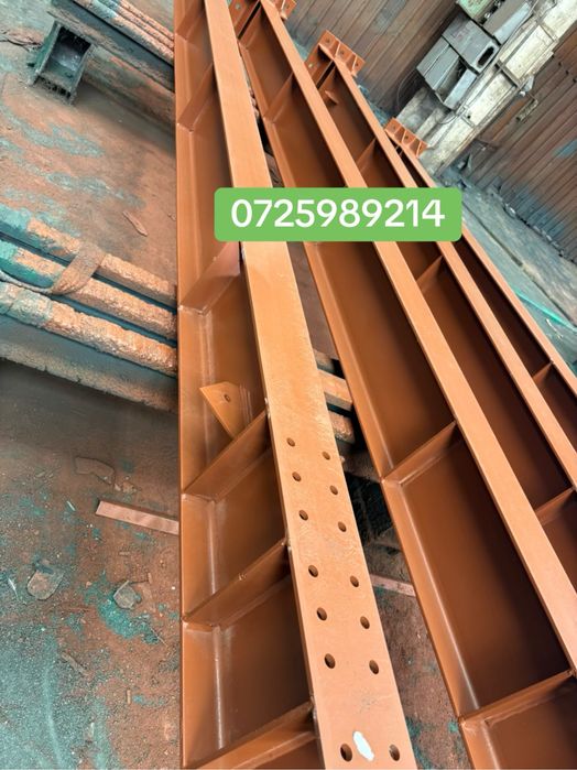 Hala metalica carport auto profile IPE300 panouri sandwich montaj